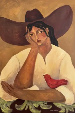 ▷ A Note of Kindness by Svitlana Van Rossum, 2025 | Acrylic Painting Original