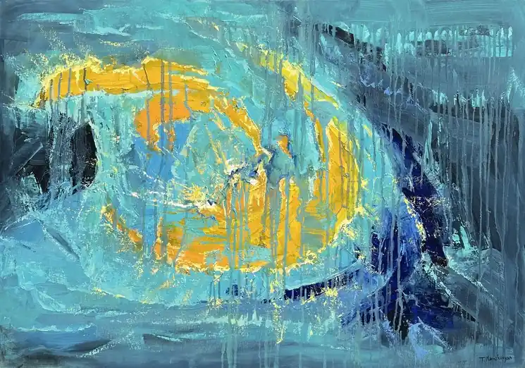 Worldwide Shipping ▷ Sunrise by Tigran Mamikonyan, 2024 | Oil Painting for Sale