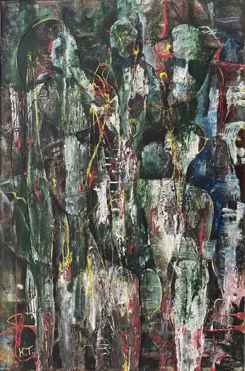 Authentic ▷ Within the Shadows of the City by Keti Tedoradze, 2025 | Acrylic Painting