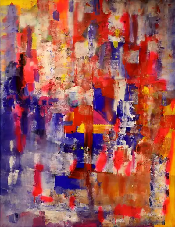 ▷ Male Female by Gaëlle Wagner, 2011 | Acrylic Painting Fan Favorite