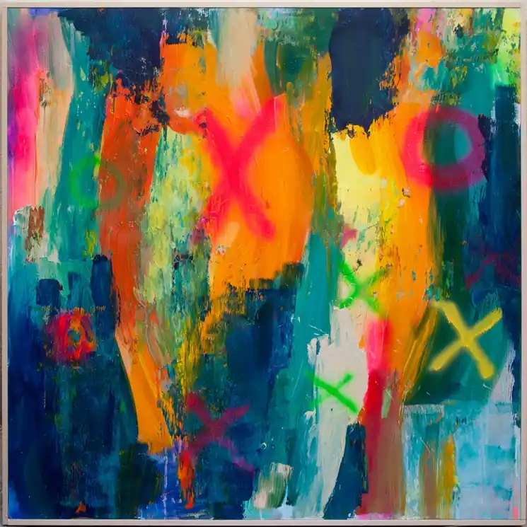 ▷ Punch by Gaëlle Wagner, 2014 | Acrylic Painting Modern