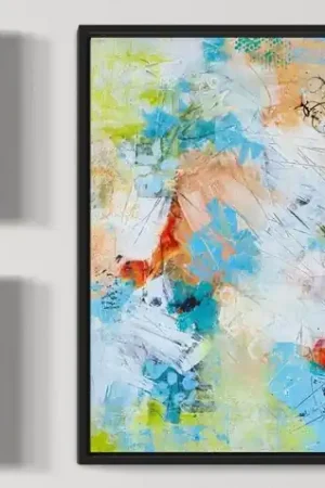 ▷ Abstract Triptych by Vera Hoi, 2024 | Acrylic Painting Fast Shipping