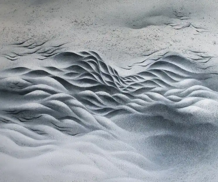 ▷ Silence of a star by Francesca Borgo, 2023 | Sand Painting Special Offer