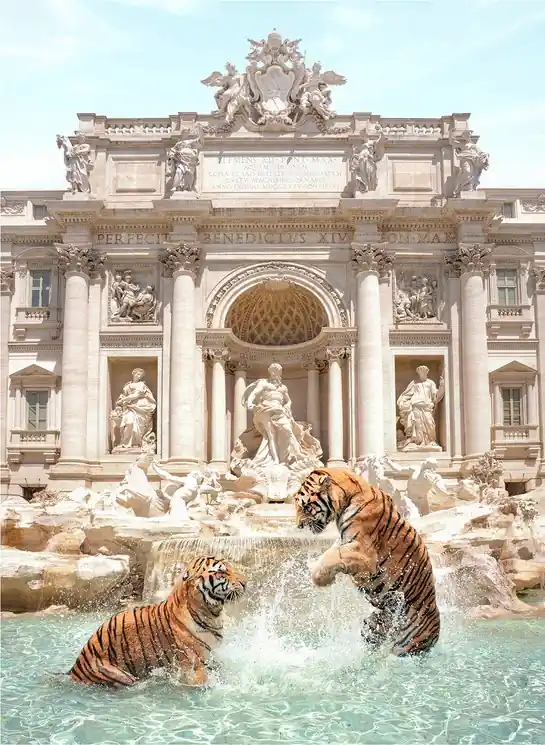 ▷ Fontana di Trevi - SMALL by Paul Fuentes, 2023 | fine art print Super Sale