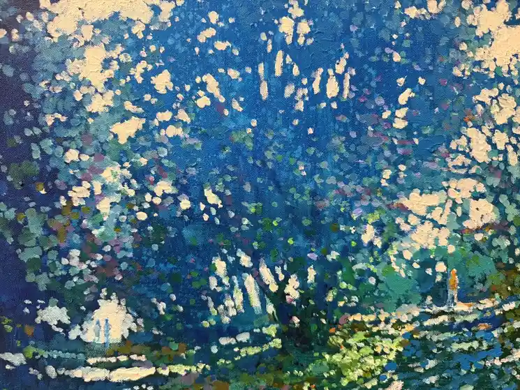 ▷ Beneath London’s Surface by David Hinchliffe, 2024 | Acrylic Painting Clearance