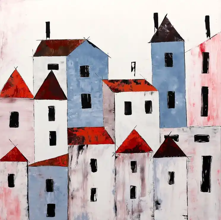 ▷ Open your heart by Poonam Choudhary, 2025 | Mixed Media Painting Price Cut