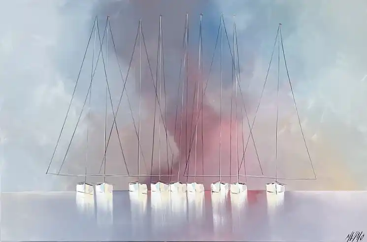 ▷ Rêverie… by Olivier Messas, 2022 | Acrylic Painting Shop Now