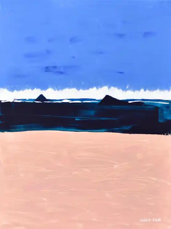 ▷ Landscape 2 by Gina Vor, 2024 | Acrylic Painting Factory Price
