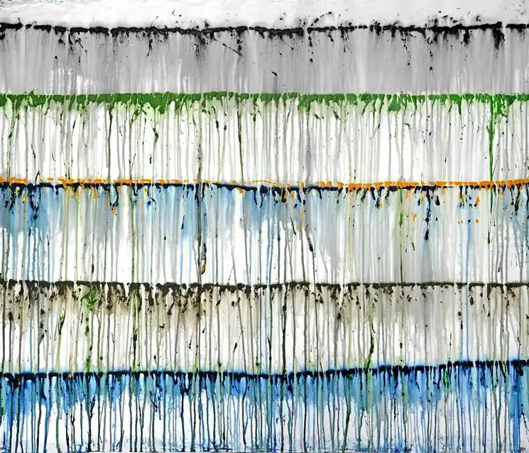 Discount ▷ Muted Drippings by Sumit Mehndiratta, 2025 | Acrylic Painting