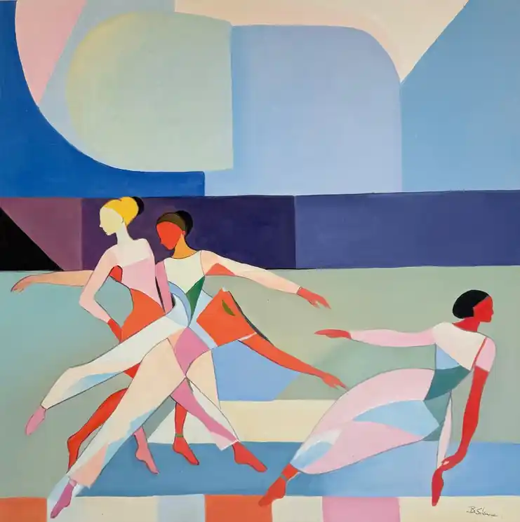 Fan Favorite ▷ Steps toward your heart by Barbara Schaumann, 2025 | Acrylic Painting