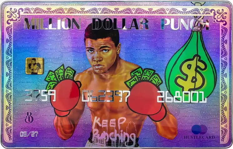 High Quality ▷ Million Dollar Punch | Muhammad Ali by Belart Collective, 2025 | Epoxy Paint Print
