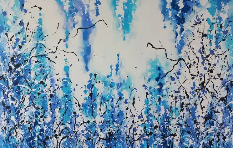 Authentic ▷ Winter morning 2 by M.Y. by Max Yaskin, 2024 | Acrylic Painting