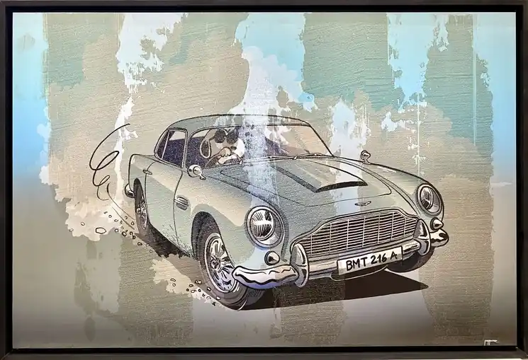 ▷ Goldfinger V1 by Peppone, 2024 | Vehicle Paintings Free Shipping