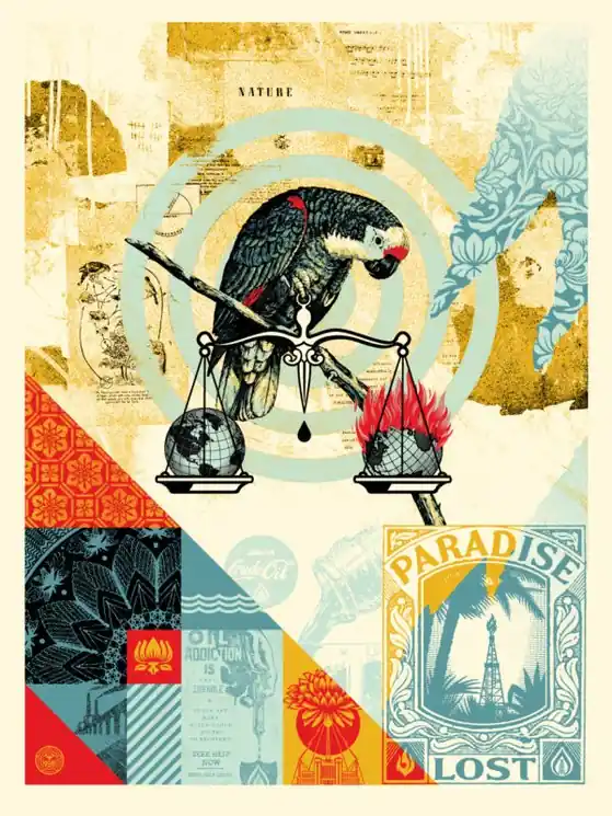 Buy Online ▷ Paradise Lost. by Shepard Fairey (Obey), 2022 | Screen print