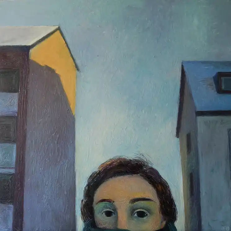 ▷ Dialog by Galya Popova, 2019 | Oil Painting for Sale Original