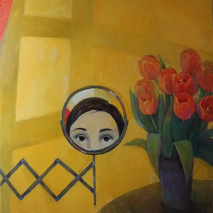 ▷ Reflection by Galya Popova, 2021 | Oil Painting for Sale Final Sale