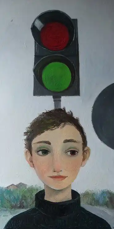 Buy Online ▷ Indecision by Galya Popova, 2023 | Oil Painting for Sale