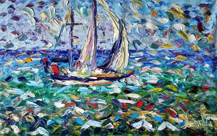 Express Delivery ▷ Tramontana by Antonino Puliafico, 2021 | Oil Painting for Sale