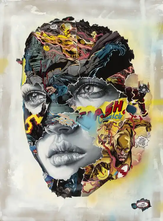 ▷ La cage dans un combat électrique by Sandra Chevrier, 2021 | Tirage Fine Art Print Time-Limited