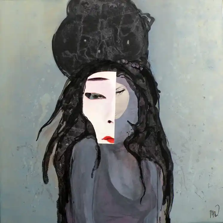 ▷ Rehab 2 by Marian Williams, 2015 | Glue Painting Sale
