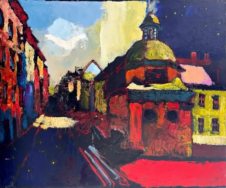 Special Offer ▷ Black Angel by Ivan Tverdun, 2012 | Oil Painting for Sale