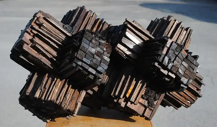 ▷ Amputaciones materiales by Fabio Santori, 2024 | Wood Sculpture Trusted Brand