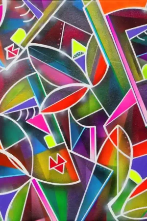 ▷ Abstract Love by Julien Raynaud, 2016 | Acrylic Painting In Demand