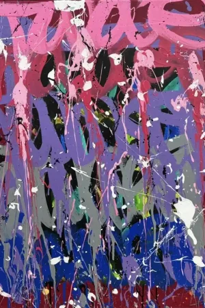 ▷ All The Way Up by JonOne, 2025 | Acrylic Painting Cheap