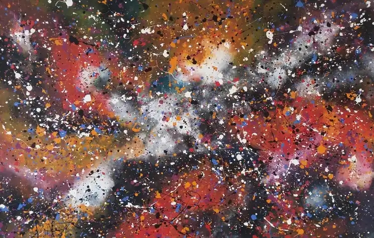 ▷ Acrylic painting on canvas by M.Y by Max Yaskin, 2017 | Acrylic Painting Price Drop