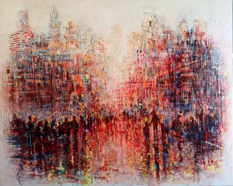 ▷ After the Summer Rain by Rakhmet Redzhepov (Ramzi), 2025 | Acrylic Painting Cheap