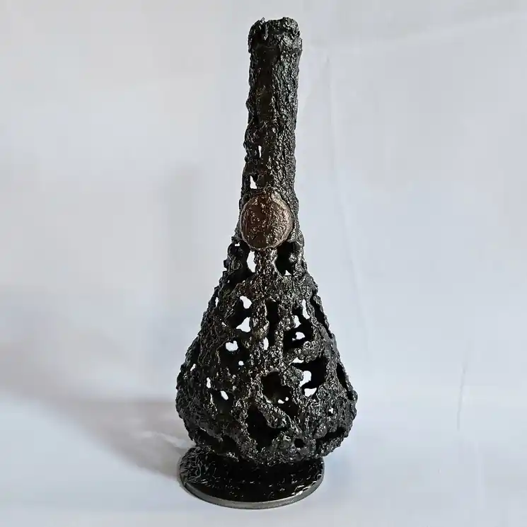 ▷ Bouteille Champagne Prince 17-24 by Philippe Buil, 2024 | Steel Sculpture Sale