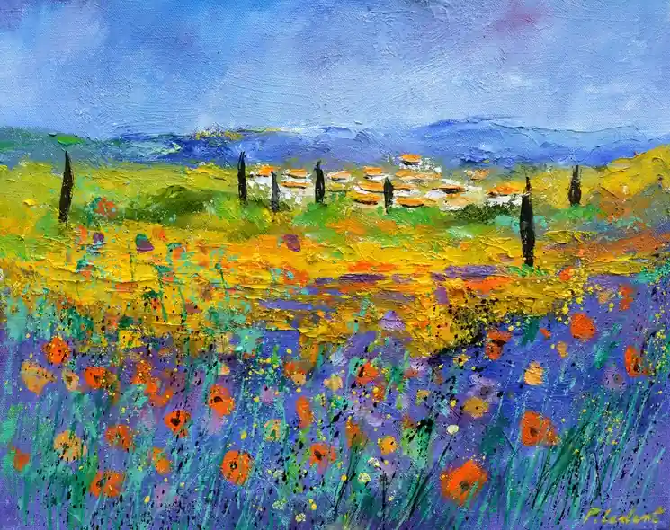 ▷ Magic Provence by Pol Ledent, 2025 | Canvas Painting Free Shipping