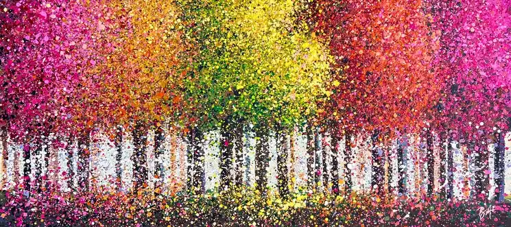 New Arrival ▷ Soft October by Bogdana Antoniuk, 2025 | Acrylic Painting