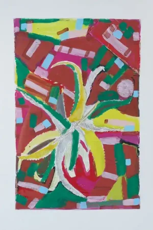 ▷ Aloes by Karl-Karol Chrobok, 2024 | Collage Painting Place Order