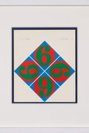 ▷ 6666 by Robert Indiana, 1966 | Screen print Warranty Included