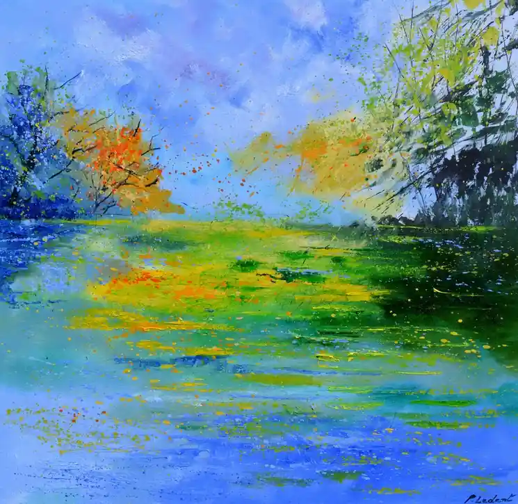 Latest ▷ Quiet waters by Pol Ledent, 2025 | Oil Painting for Sale