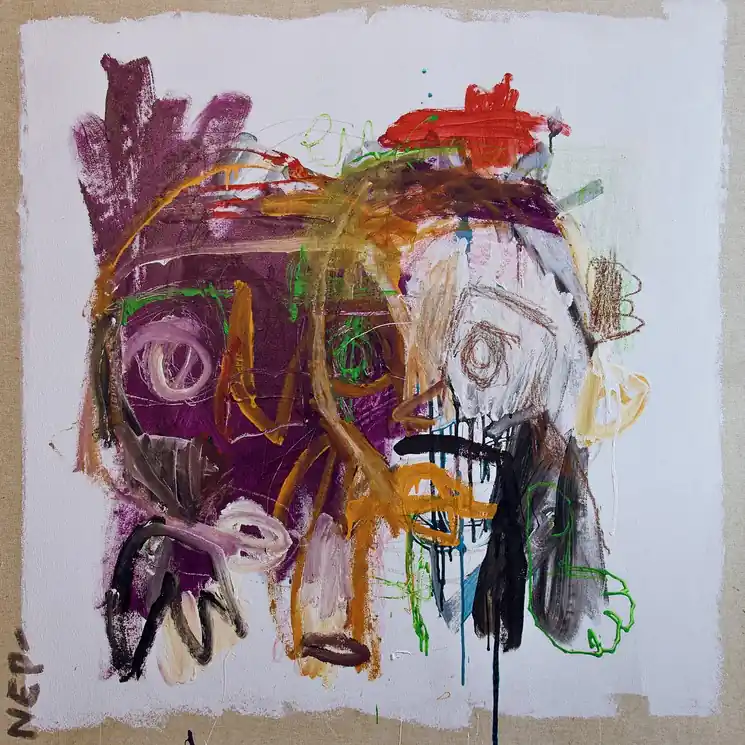 ▷ Laissez reposer à -10.C by Nep-, 2023 | Mixed Media Painting Flash Sale
