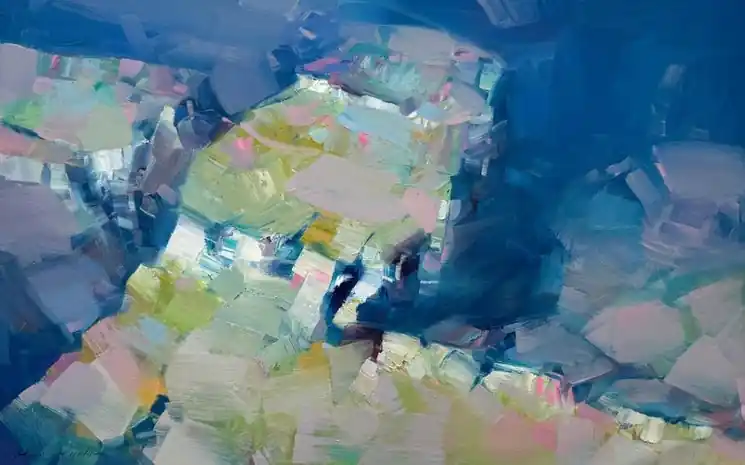 ▷ Canyon View by Vahe Yeremyan, 2024 | Oil Painting for Sale High Quality