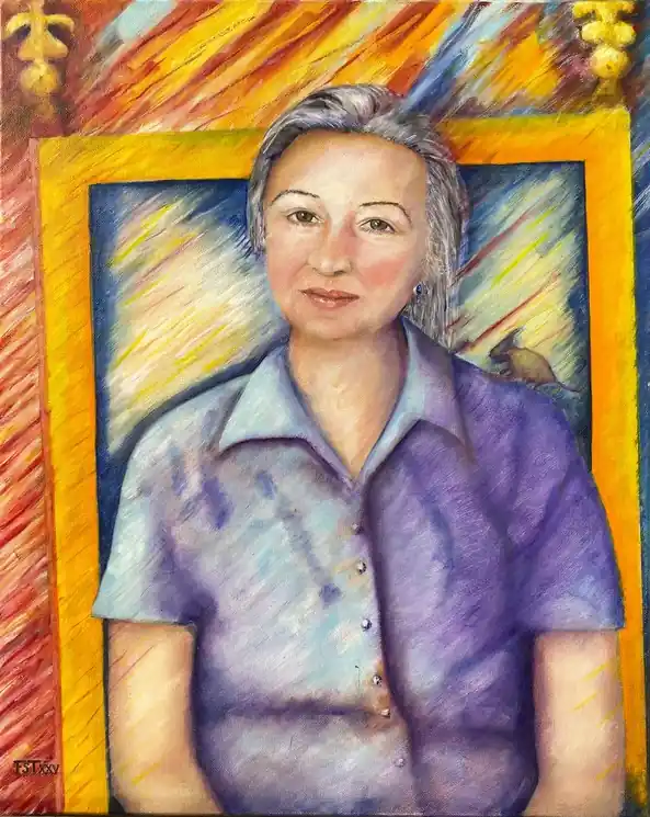 ▷ L'innocente by Fransoist, 2025 | Oil Painting for Sale Get Yours