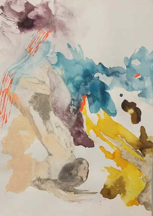Cheap ▷ Impermanence Series n19 by Rosario Briones, 2025 | Mixed Media Painting