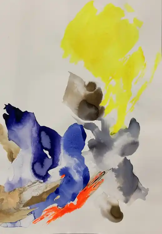 ▷ Impermanence Series n18 by Rosario Briones, 2025 | Mixed Media Painting Budget