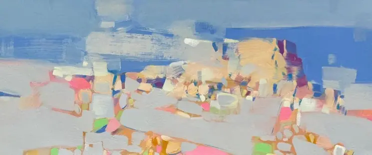▷ Cliff Mountain by Vahe Yeremyan, 2024 | Oil Painting for Sale Buy Today