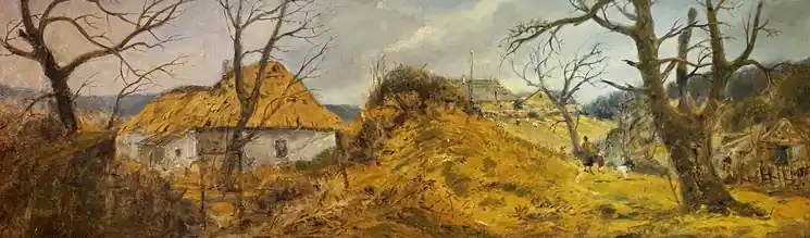 ▷ Village dream by Oleg Litvinov, 2007 | Oil Painting for Sale Hot Deal