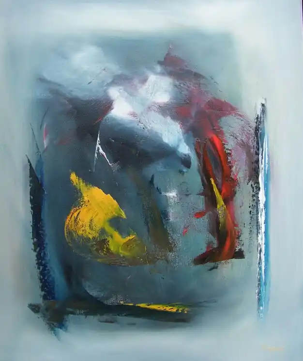 ▷ Composition 1 by Sandrine Hirson, 2009 | Oil Painting for Sale Don’t Miss Out