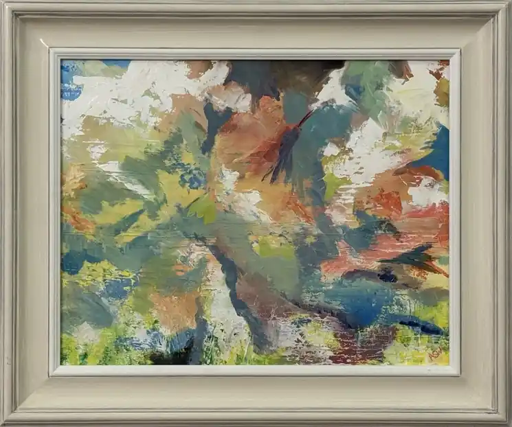 ▷ Abstract Expressionist Painting by Angela Wakefield, 2025 | Canvas Painting Trending