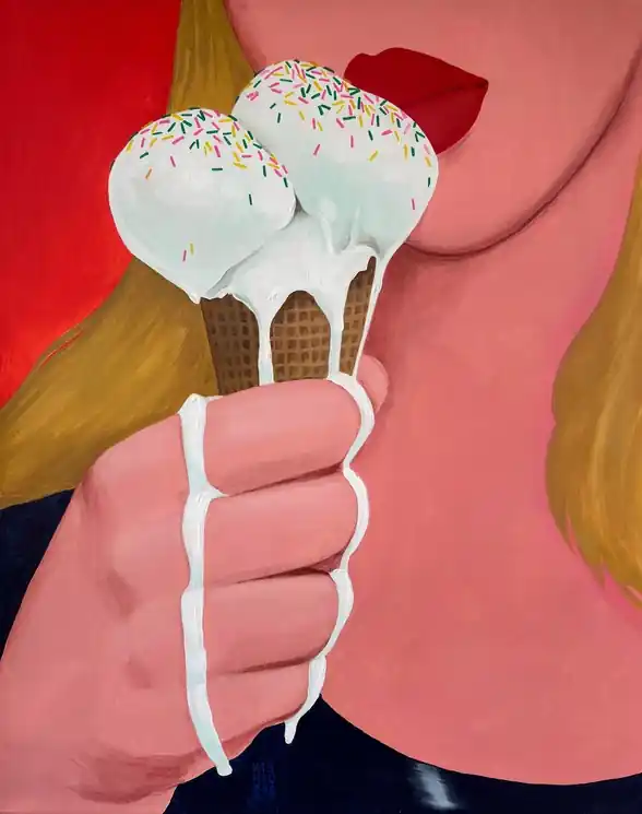 ▷ Hot hot summer by Olena Kishkurno, 2025 | Acrylic Painting Hot Picks