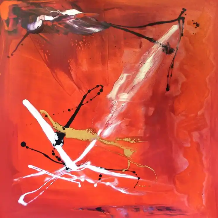▷ Reaching Out by Paresh Nrshinga, 2006 | Acrylic Painting Wholesale