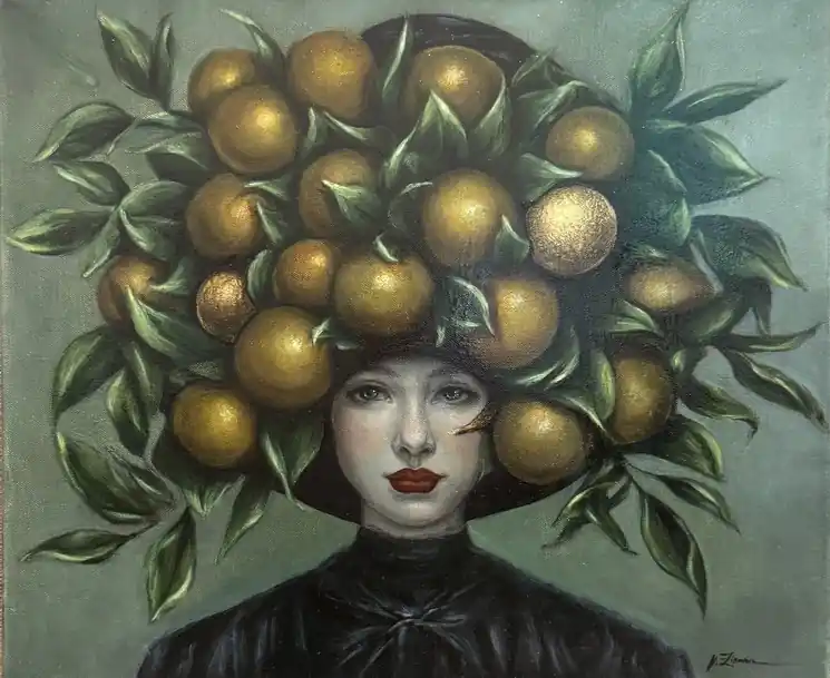 Shop Now ▷ Hostess by Margarita Zipman, 2024 | Oil Painting for Sale
