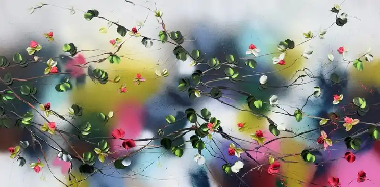 Express Delivery ▷ Mirage by Anastassia Skopp, 2025 | Mixed Media Painting