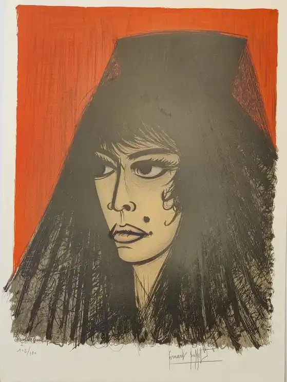 ▷ Carmen by Bernard Buffet, 1962 | Lithographs Fresh Stock